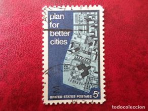 Sellos: -estados unidos, 1967, conferencia internacional sobre el plan de urbanismo, Yvert 837